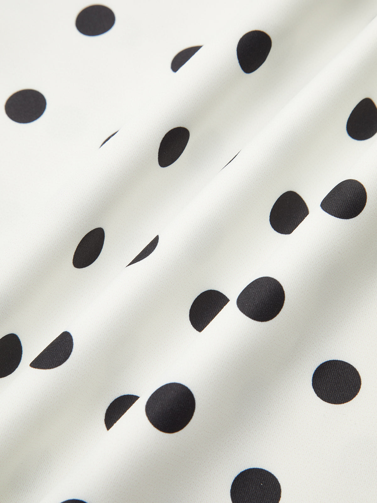 Lace Trim Polka Dot Cami Dress-Chicvia