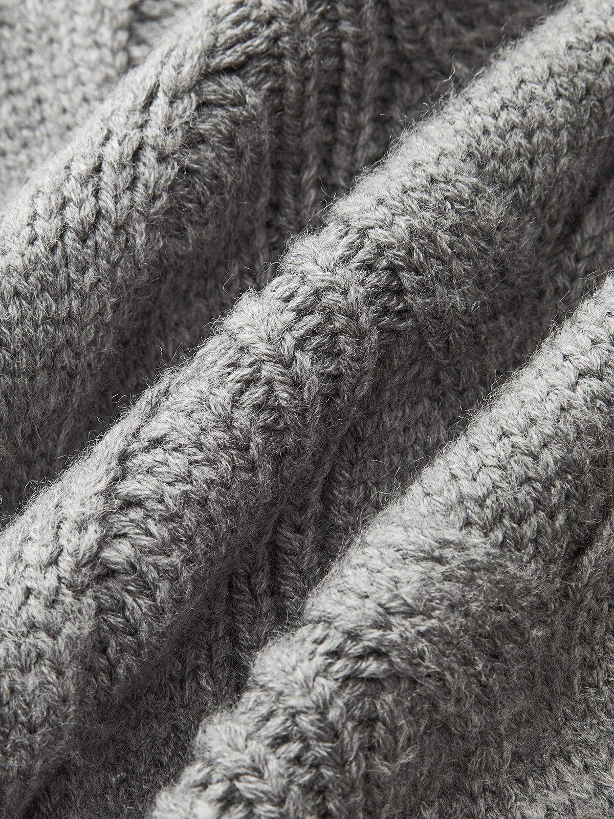 Dual-Sided Bow Cable-Knit Vest-Chicvia