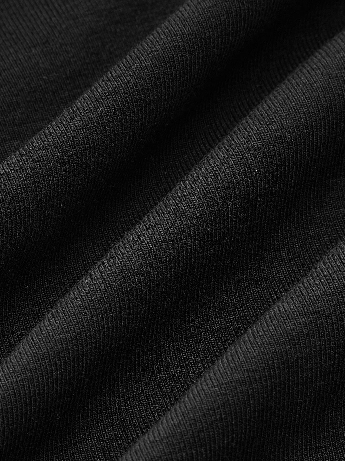 Metal Detail Mock Neck Long Sleeve T-Shirt-Chicvia