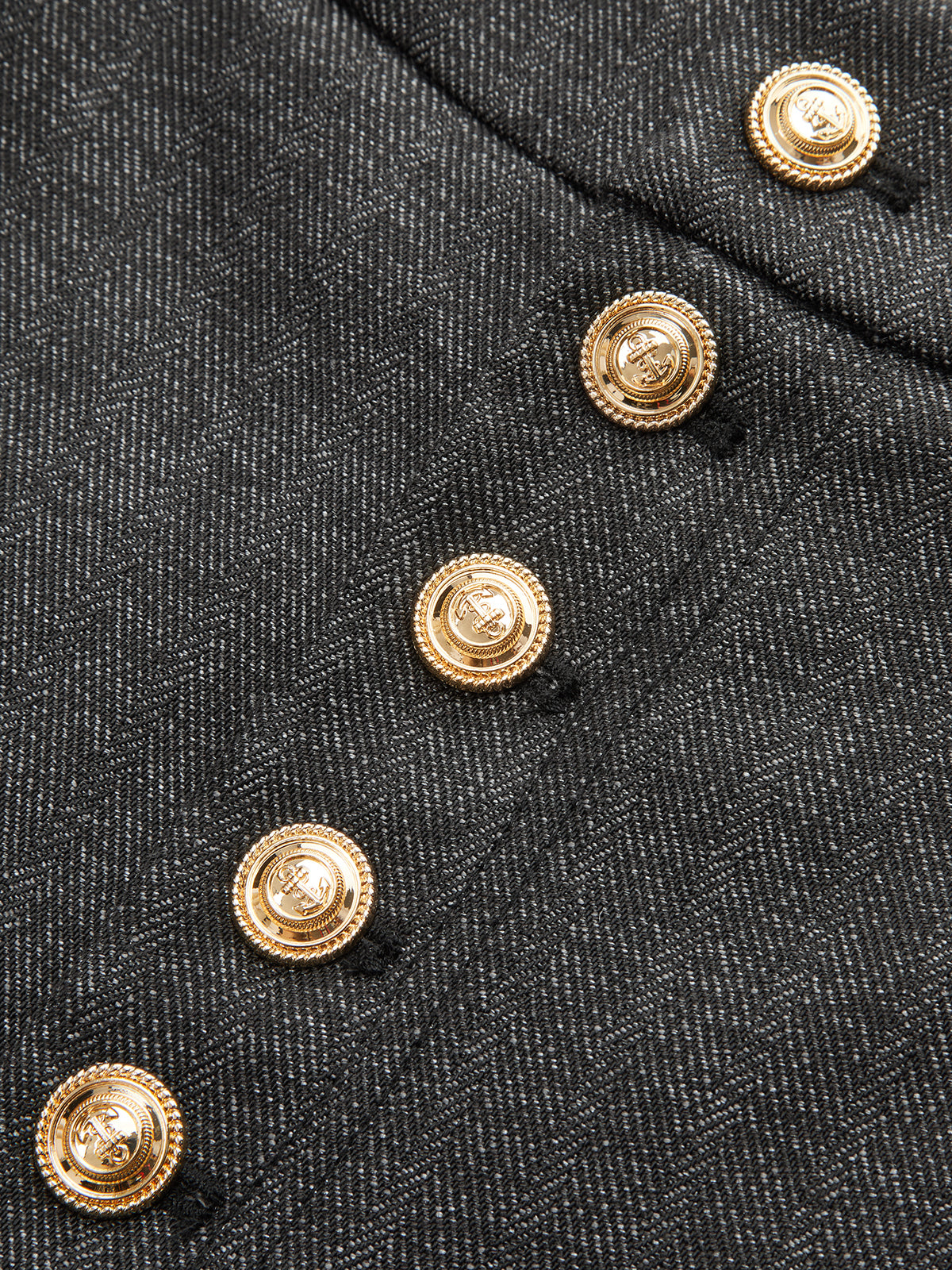 High-Waisted Button-Front Wide-Leg Pants-Chicvia