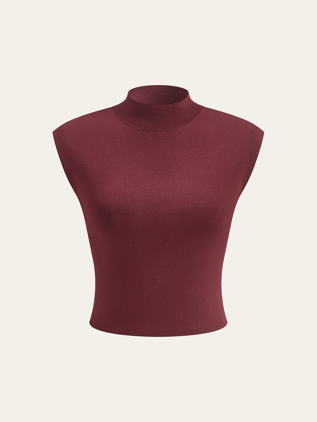 Mock Neck Sleeveless Top and Pleated Midi Skirt Set-Chicvia