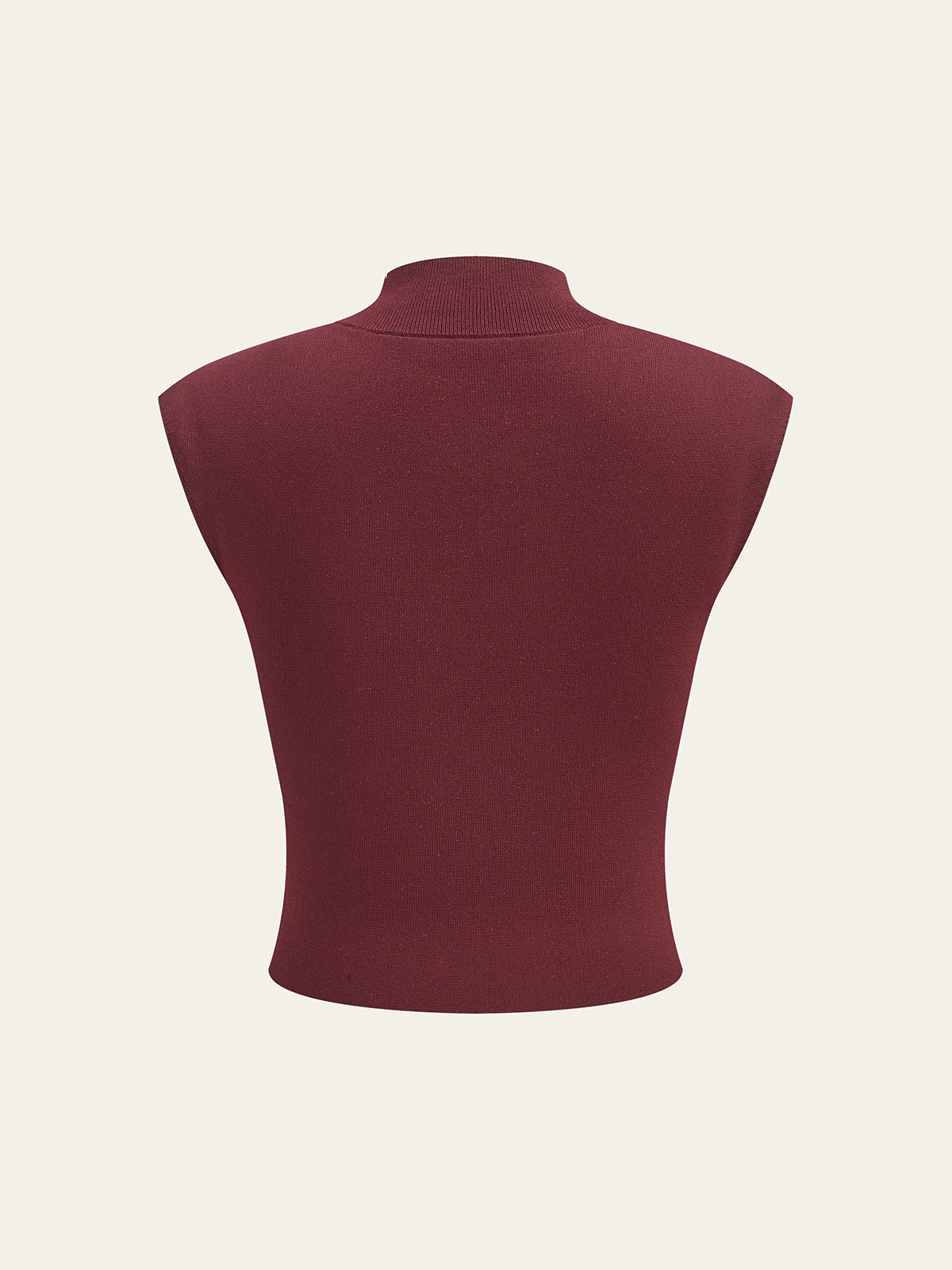 Mock Neck Sleeveless Top and Pleated Midi Skirt Set-Chicvia