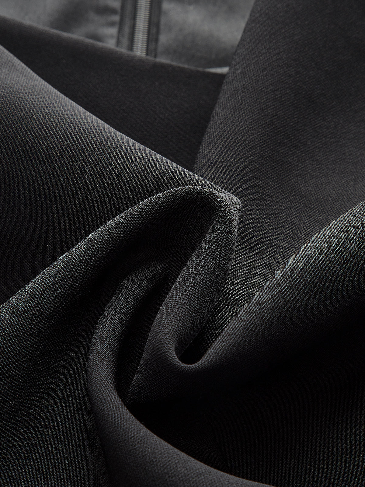 Long Sleeve Color-Block Pleated Dress-Chicvia