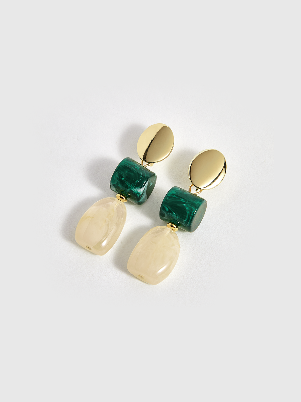 Geometric Drop Earrings-Chicvia