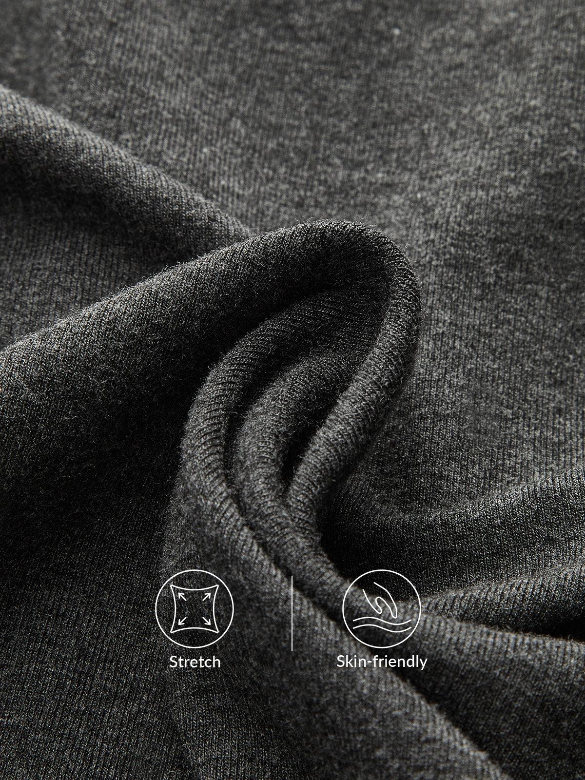 Mock Neck Button Long Sleeve T-Shirt-Chicvia