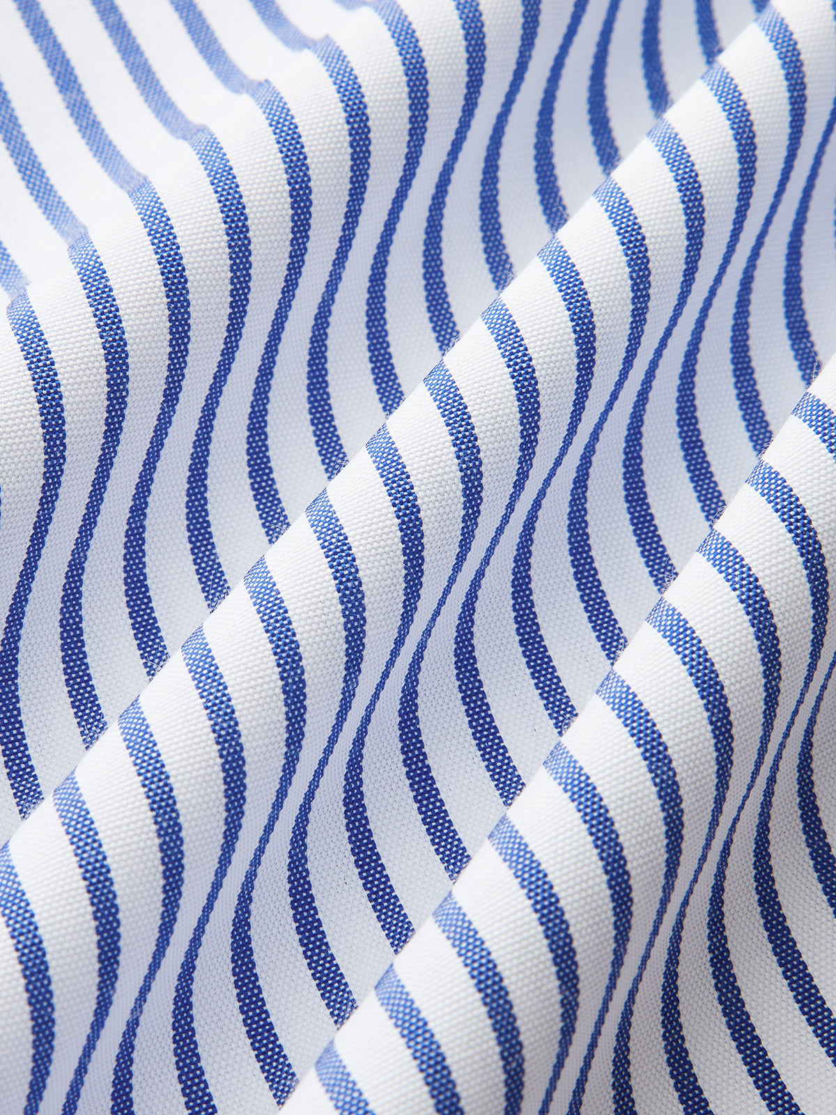 Off-Shoulder Striped Button Front Collared Dress-Chicvia