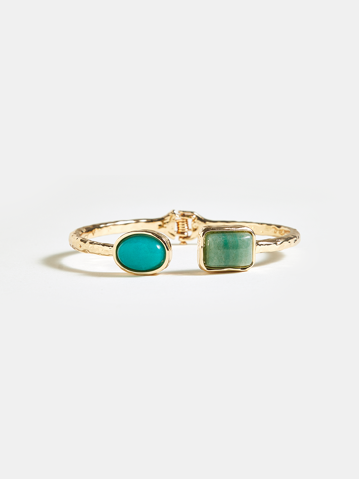 Hammered Turquoise Bracelet-Chicvia