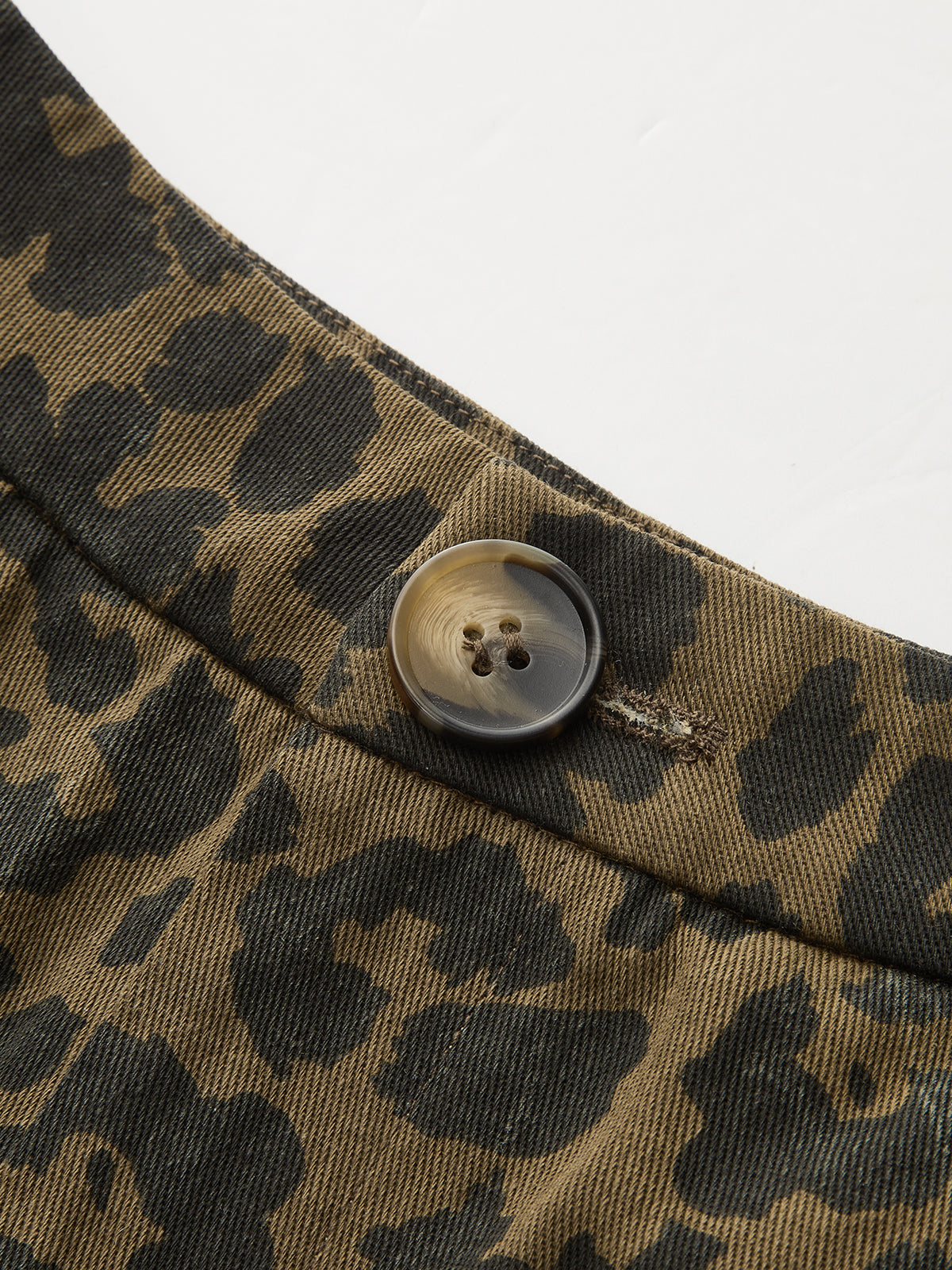 Leopard Print Cotton Balloon Pants-Chicvia