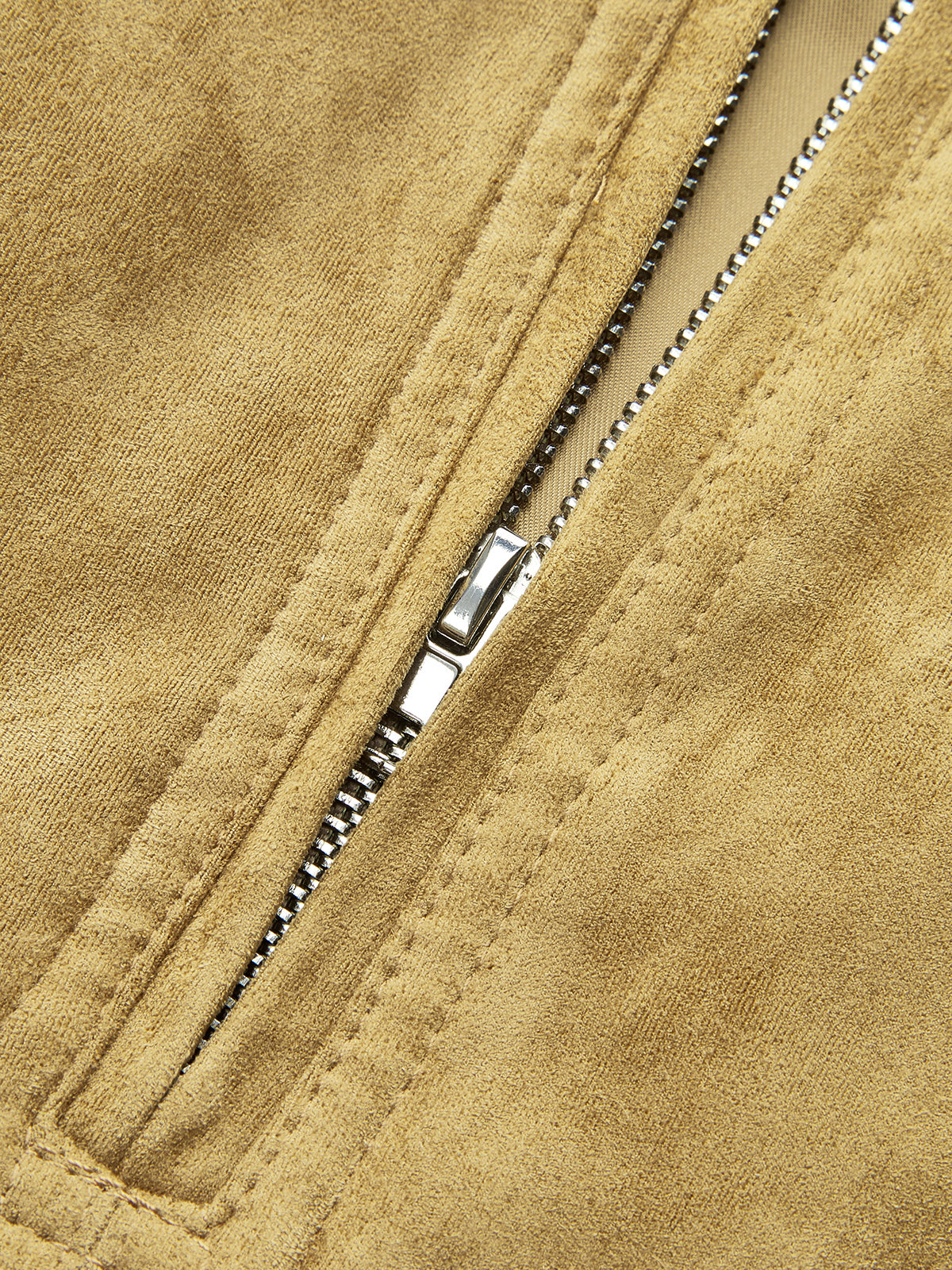 Decor Button Suede Effect Mini Skirt-Chicvia