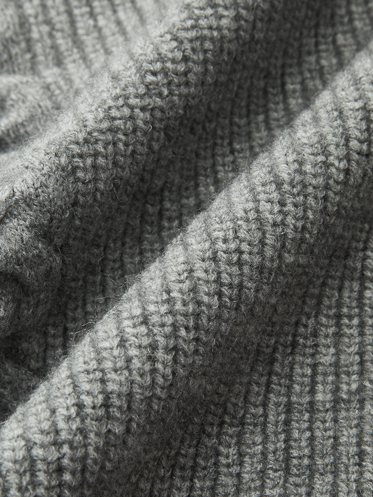 Cable Knit V-neck Puff Sleeve Sweater-Chicvia