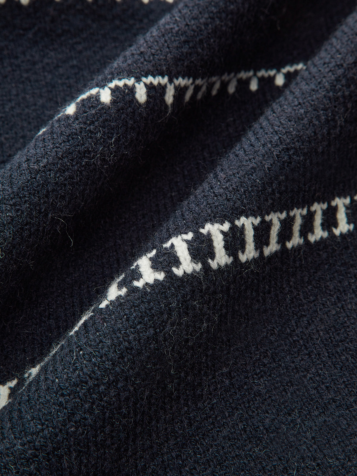 Horse-Pattern Wool Blend Fringe Cardigan-Chicvia