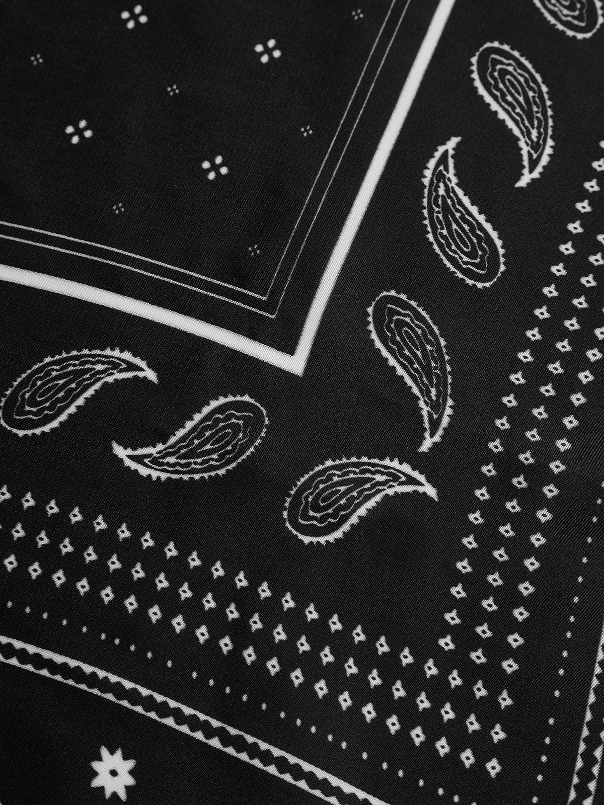 Paisley Pattern Square Scarf-Chicvia