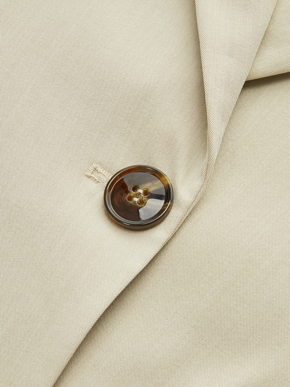 Lace Detail Single Button Blazer-Chicvia