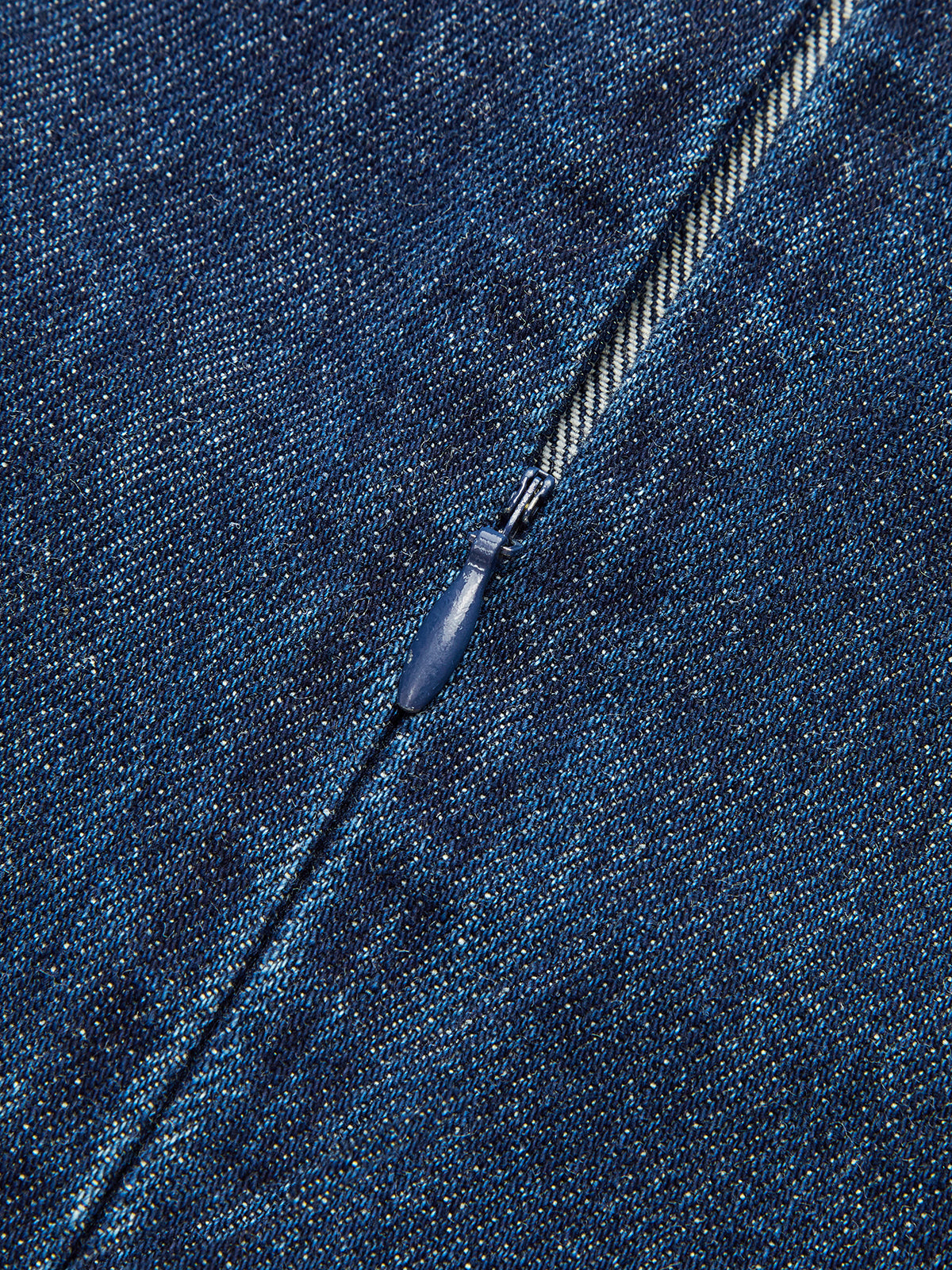 Metal Detail Denim Sleeveless Mini Dress-Chicvia