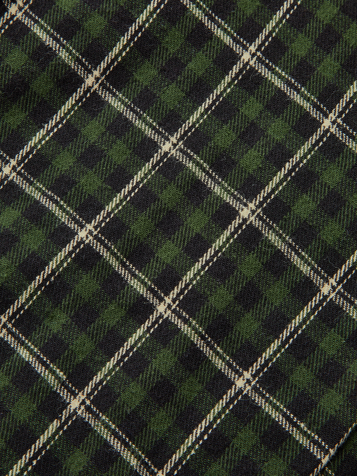 Cotton Pleated Plaid Mini Skirt-Chicvia