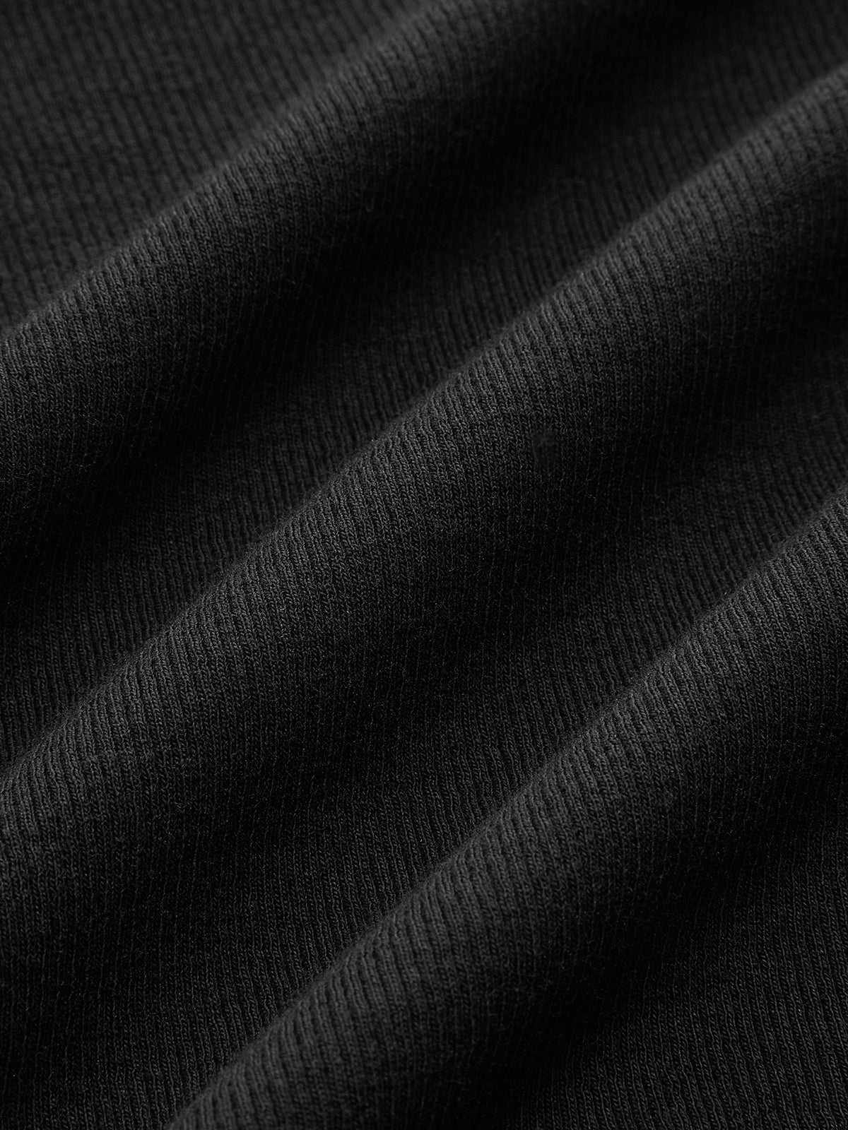 Polo V-Neck Ribbed Cotton Blend T-Shirt-Chicvia