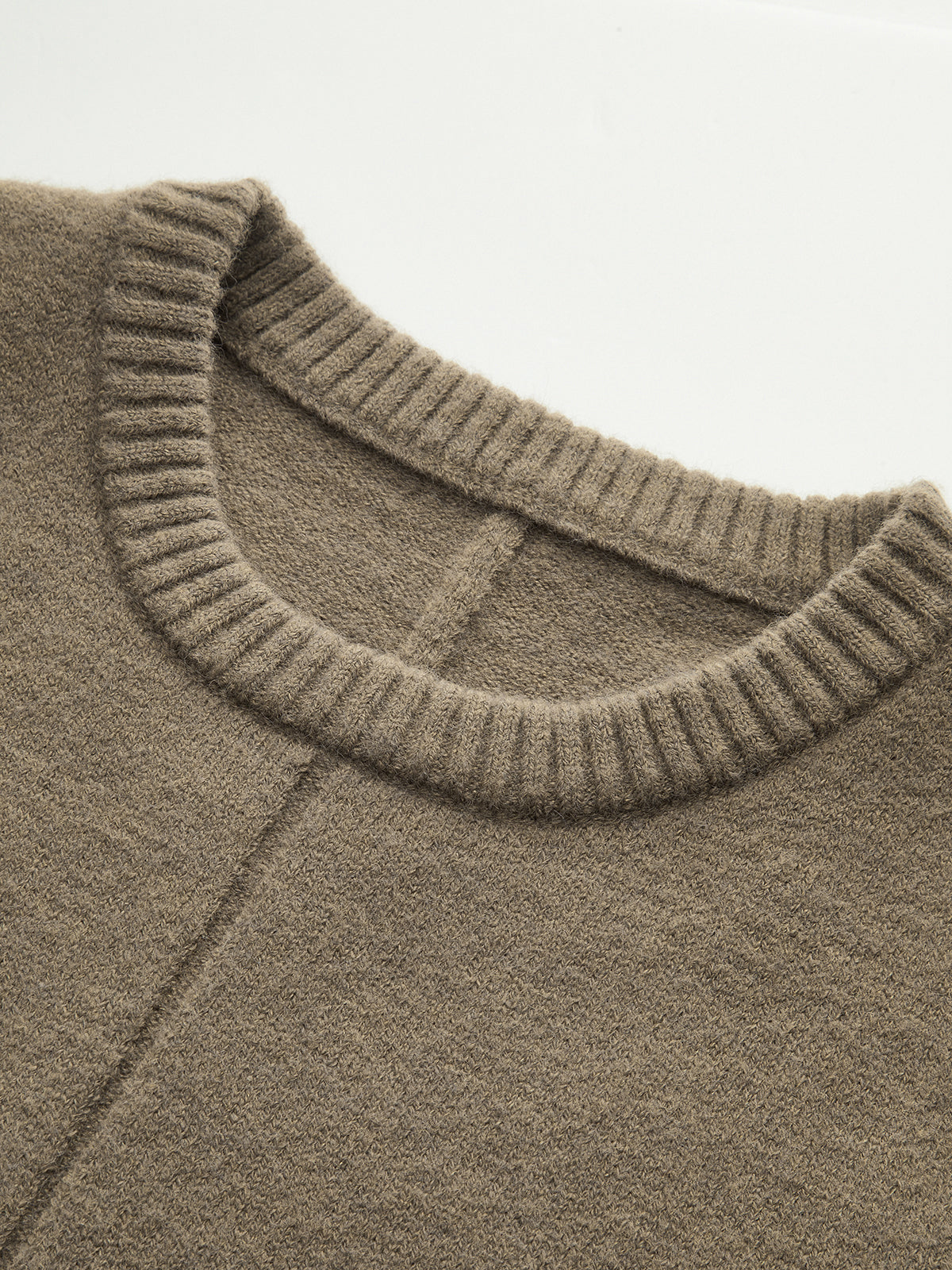 Crew Neck Knit Vest-Chicvia