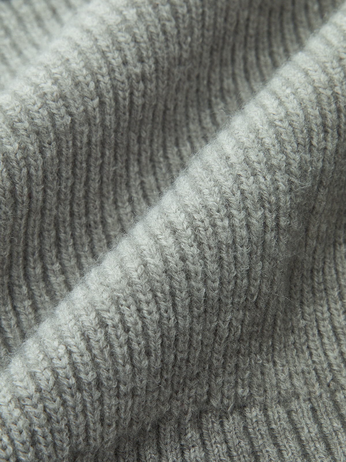 Crew Neck Zip-Up Knit Outerwear-Chicvia