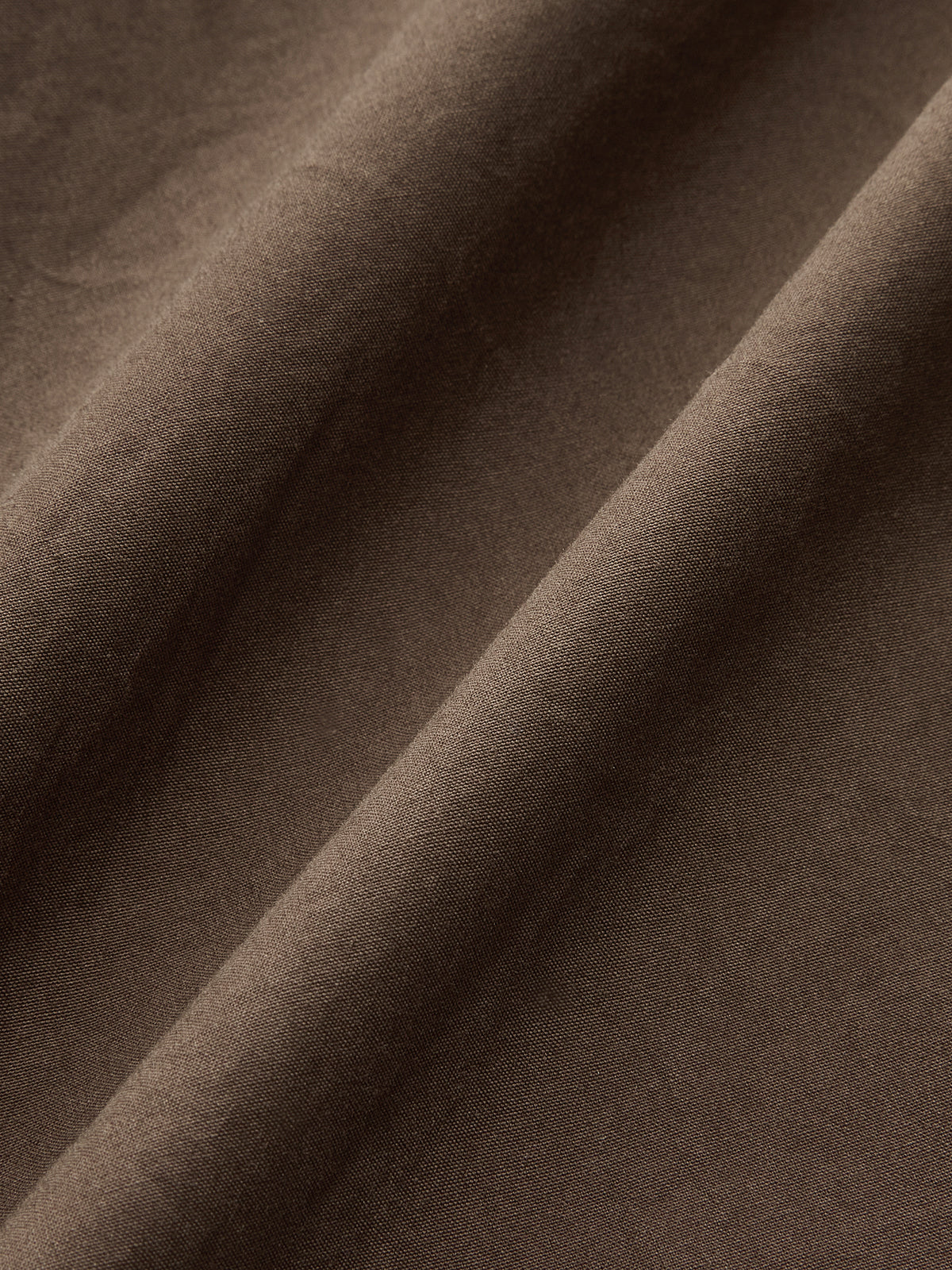 Long Sleeve Button Front Cotton Shirt Dress-Chicvia