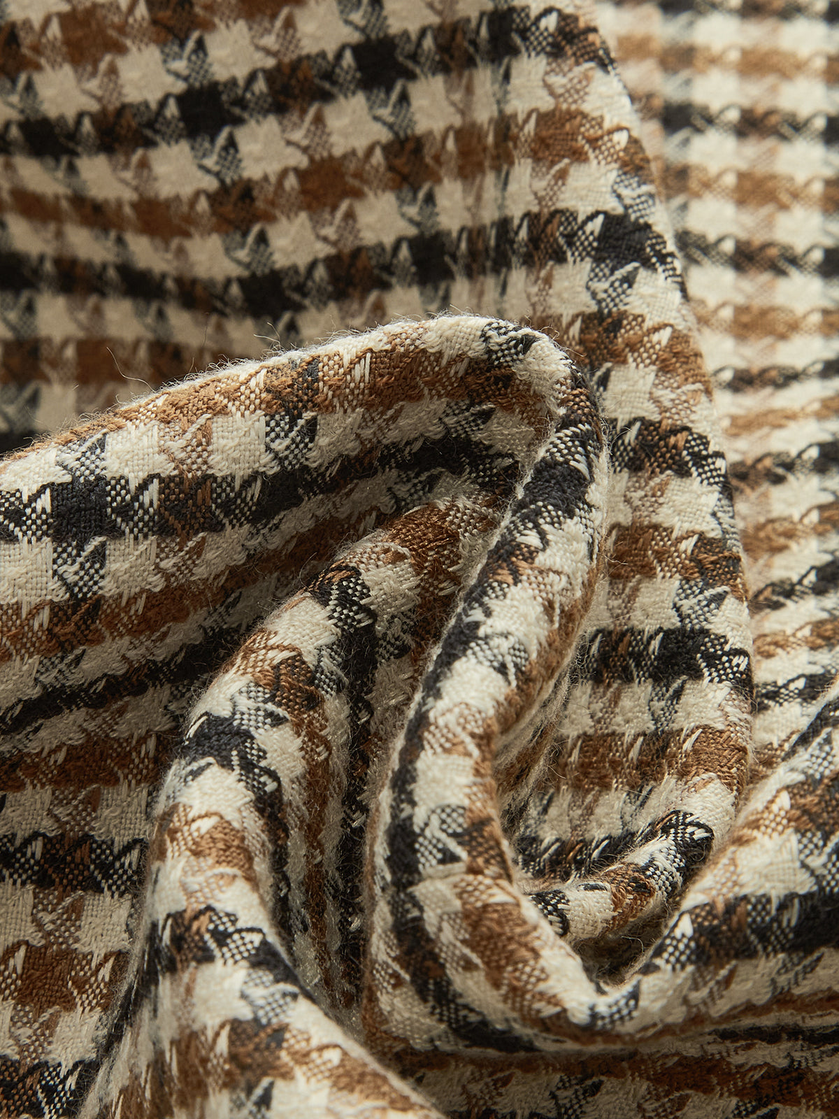 Metal Button Checked Blazer-Chicvia