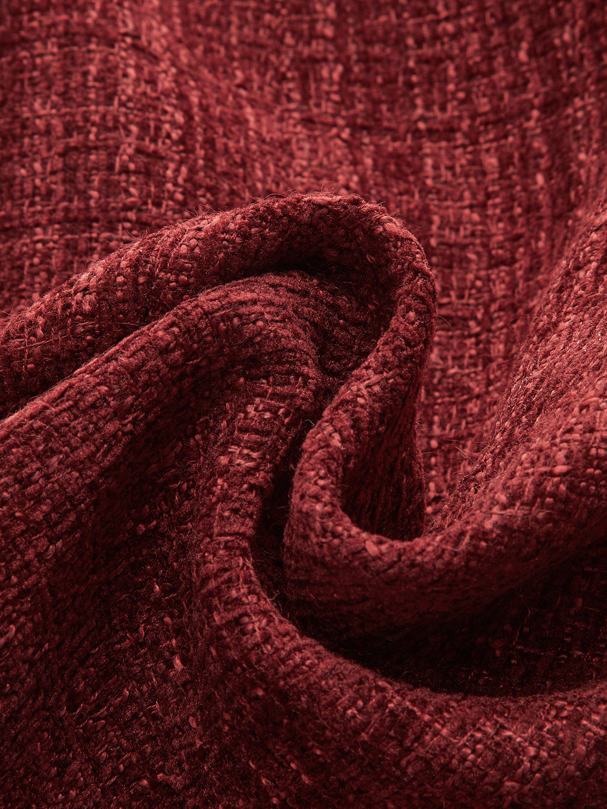 Metal Button Tweed Cropped Blazer-Chicvia