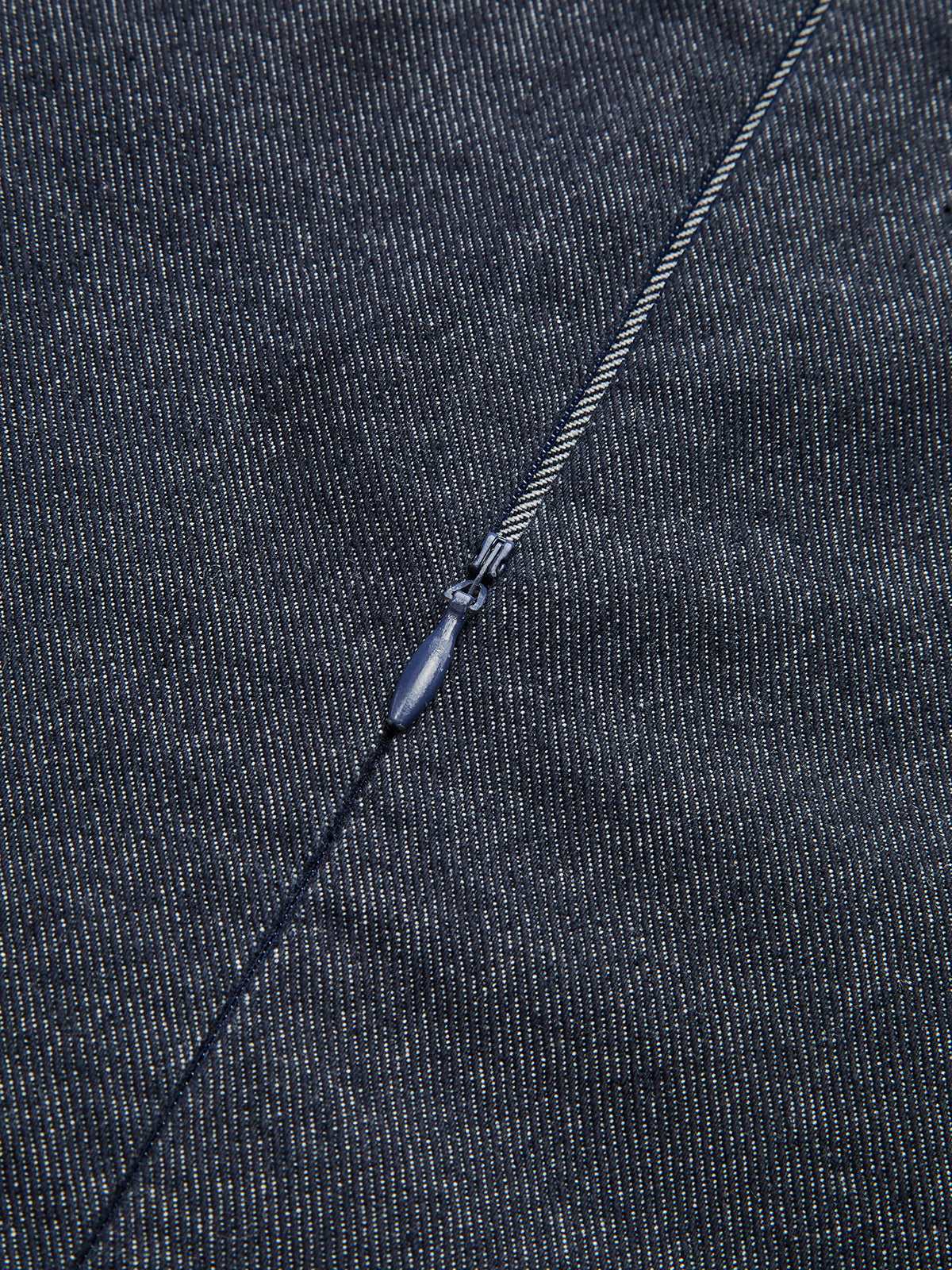 Denim Sleeveless Belted Flared Maxi Dress-Chicvia