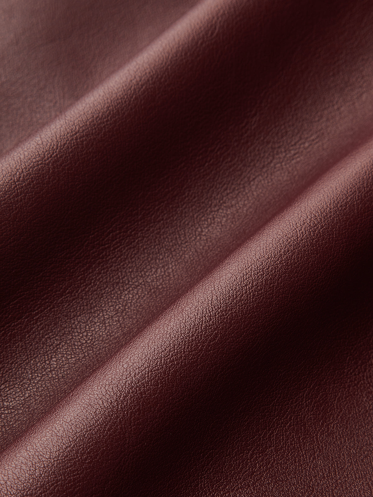 Double-Collar PU Leather Shirt Dress-Chicvia