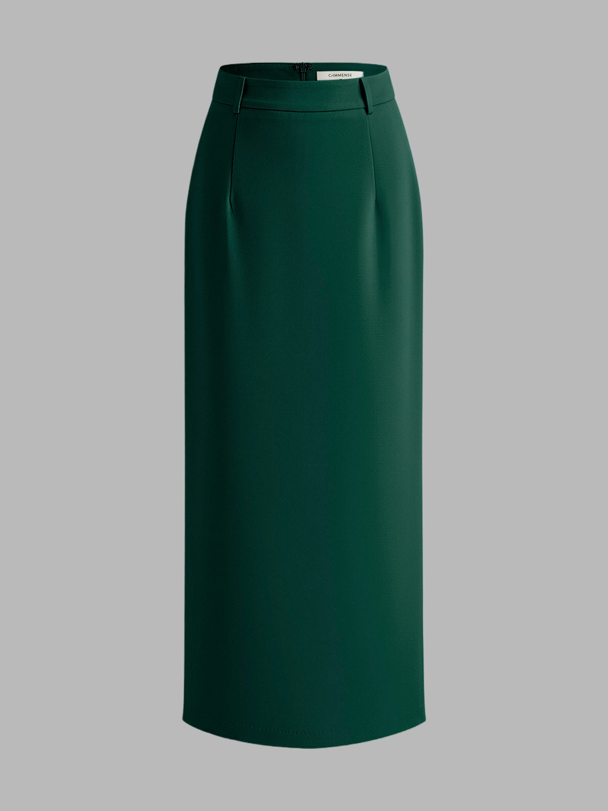 Elegant Slit Back Maxi Skirt Without Belt-Chicvia