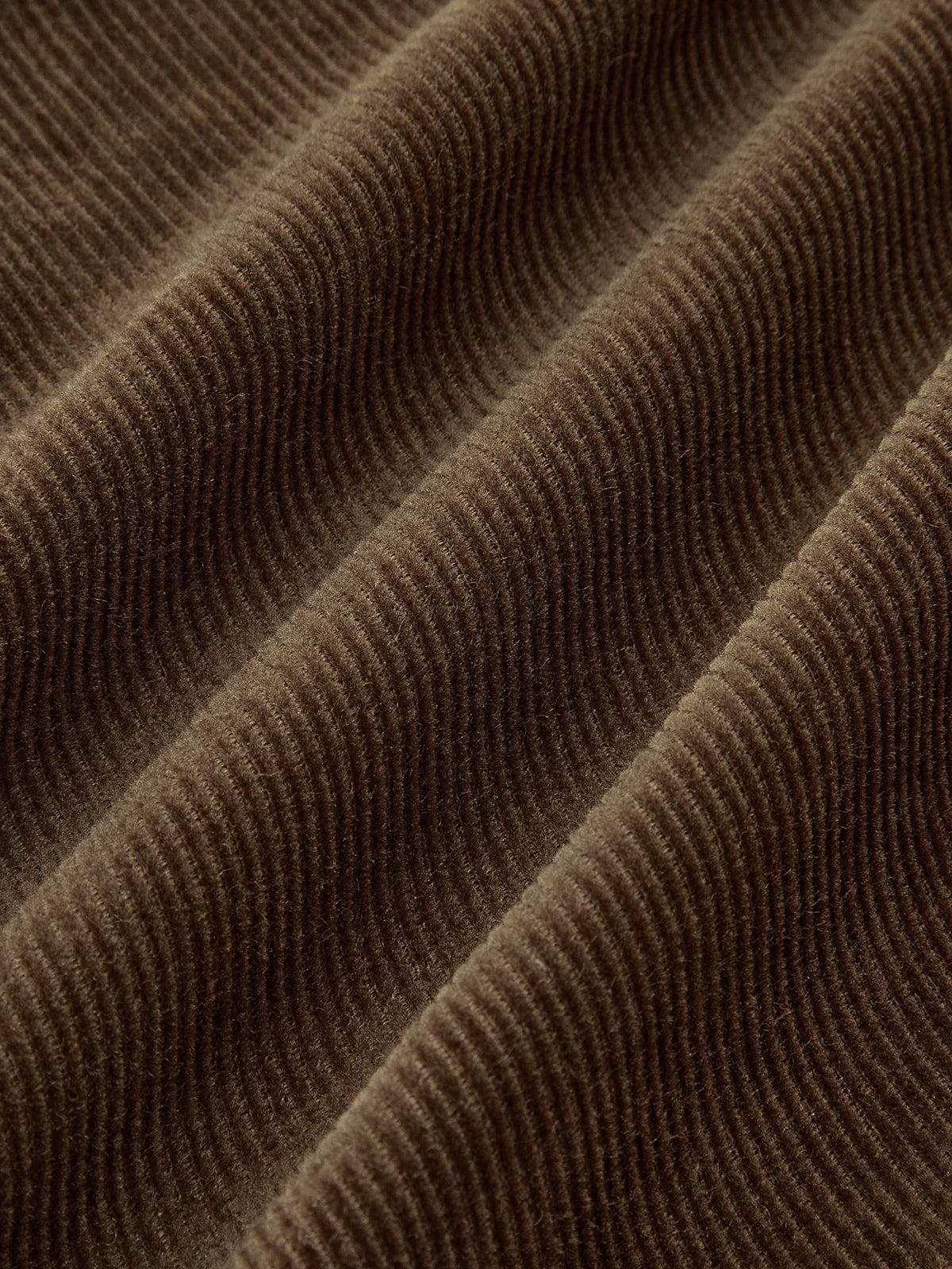 Corduroy Mid-Waist Curved-Leg Pants-Chicvia