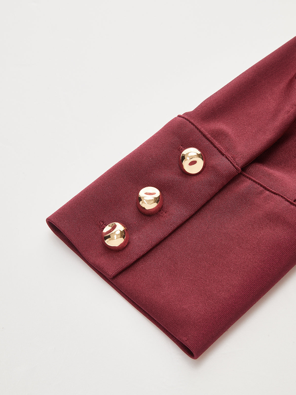 Collared Long Sleeve Bodysuit-Chicvia