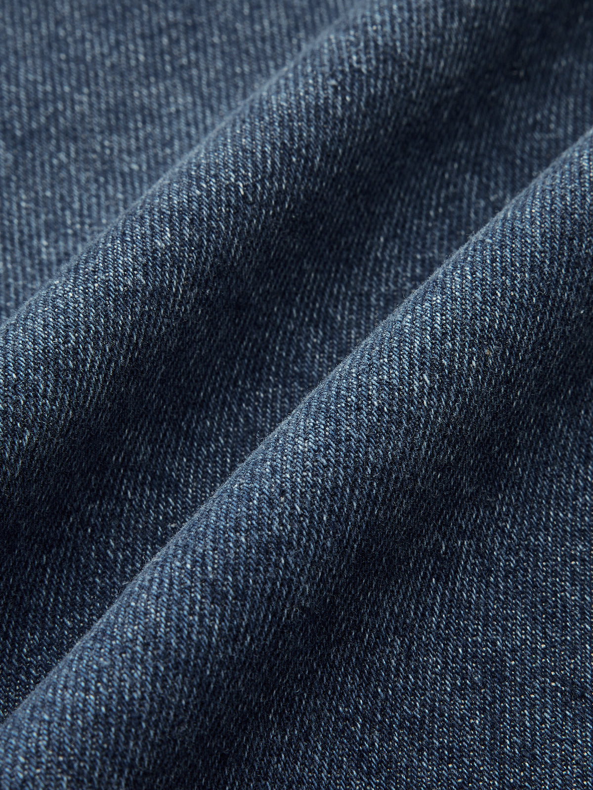 Mid-Waisted Denim Curved-Leg Pants-Chicvia