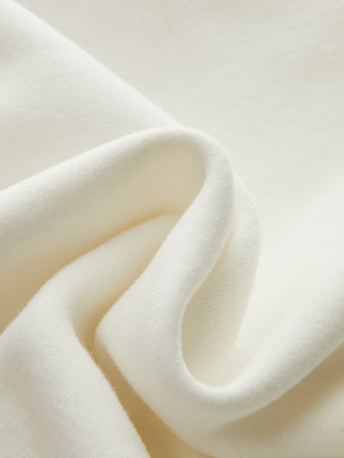 Off-Shoulder Cropped Fleece-Lined Sweatshirt-Chicvia