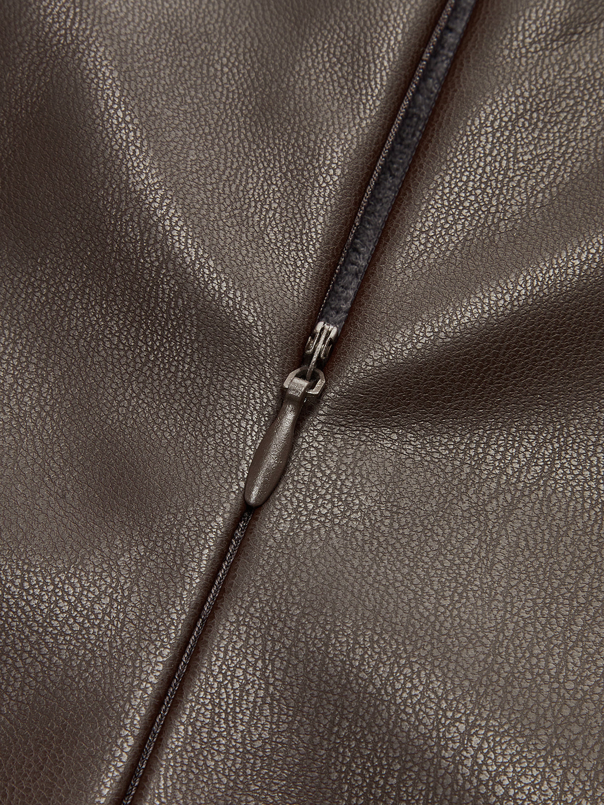 Lace Trim PU Leather Sleeveless Maxi Dress-Chicvia