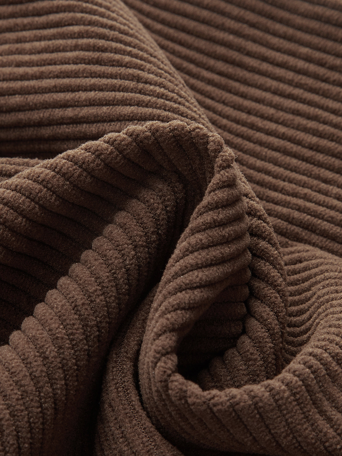 Corduroy Wide-Leg Pleated Pants-Chicvia