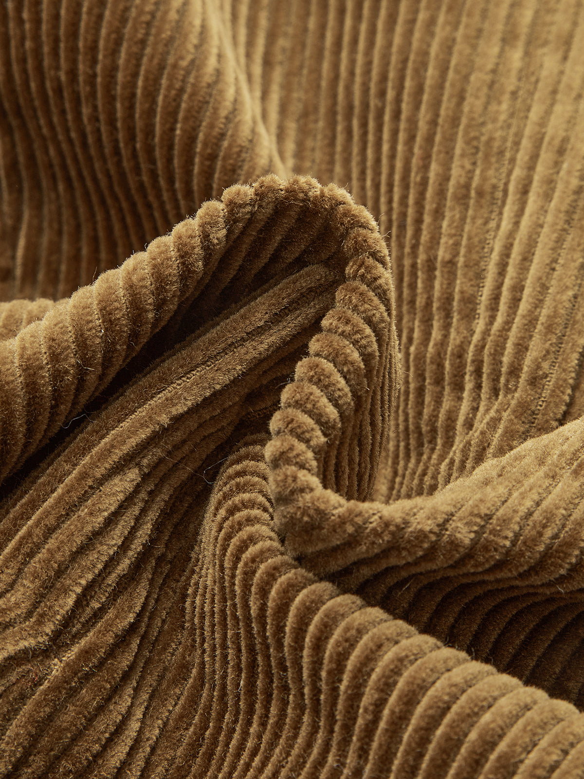 Corduroy Wide-Shoulder Fitted Blazer-Chicvia