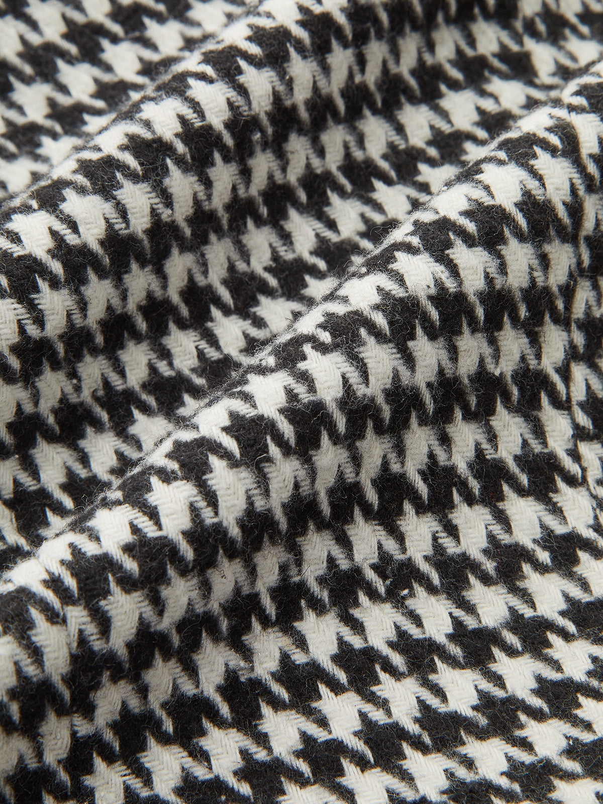 Houndstooth Tweed Belted Vest-Chicvia