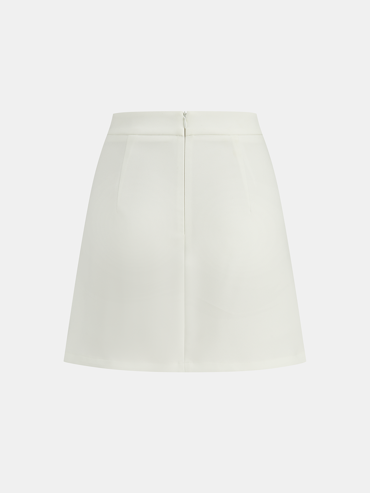 Pleated Panel Mini Skirt-Chicvia