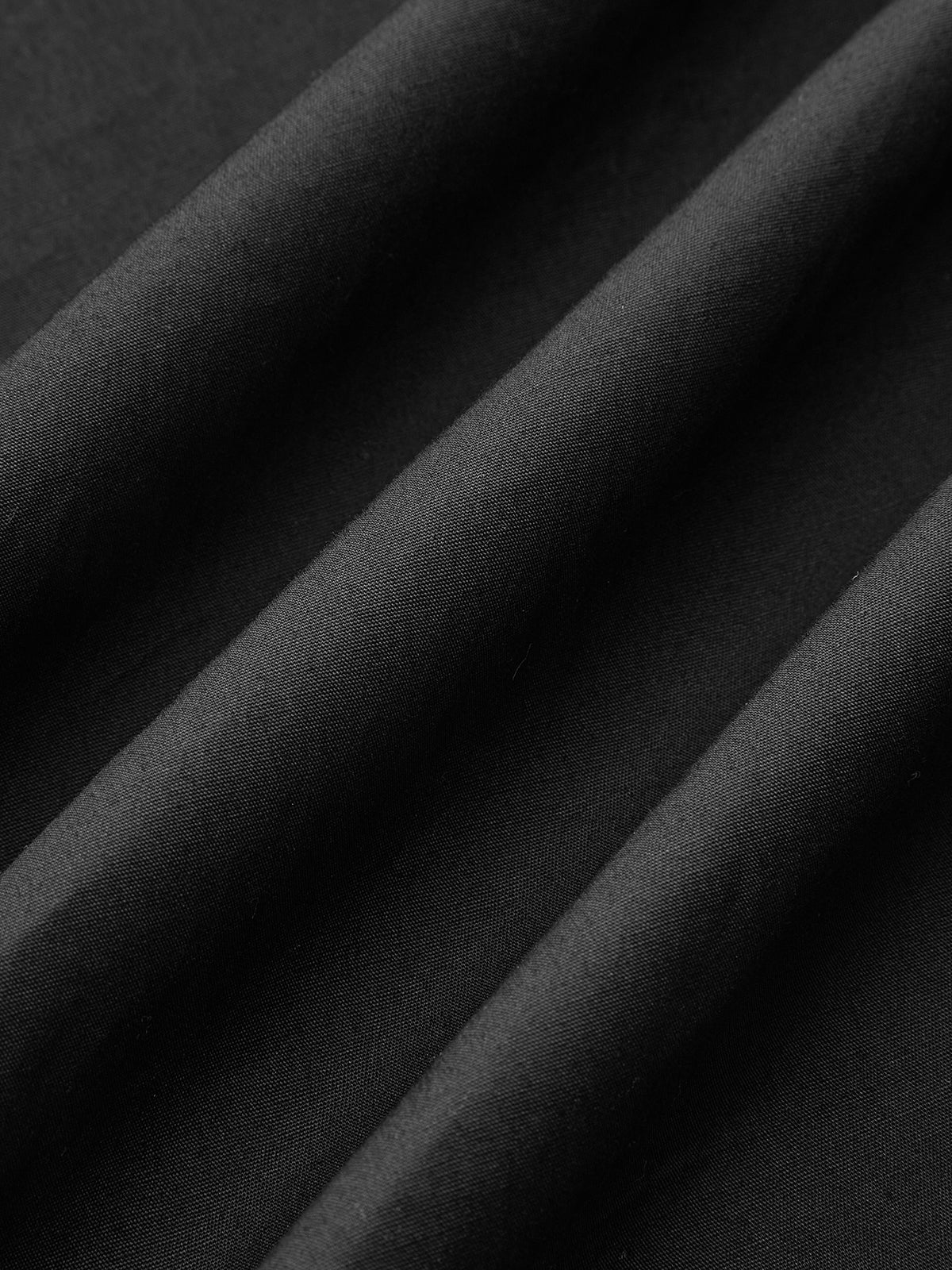 Pleated Button Front Shirt Dress-Chicvia