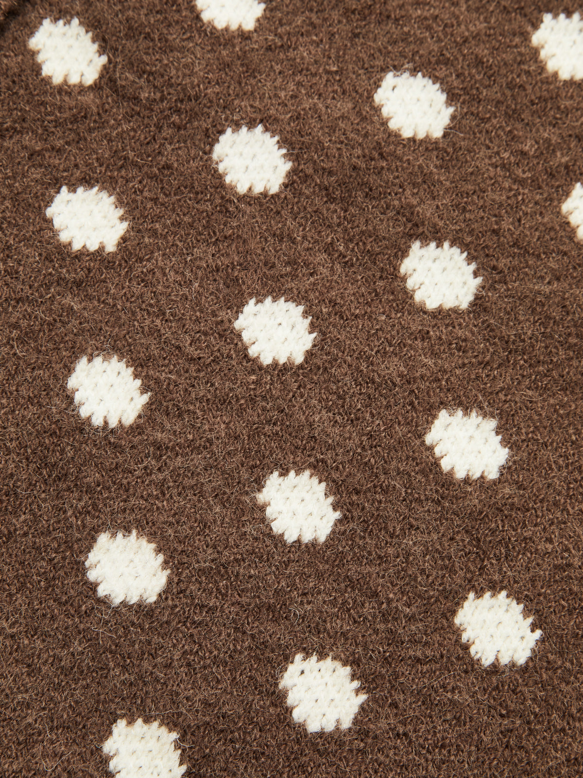 Polka Dot Button Front Cardigan-Chicvia