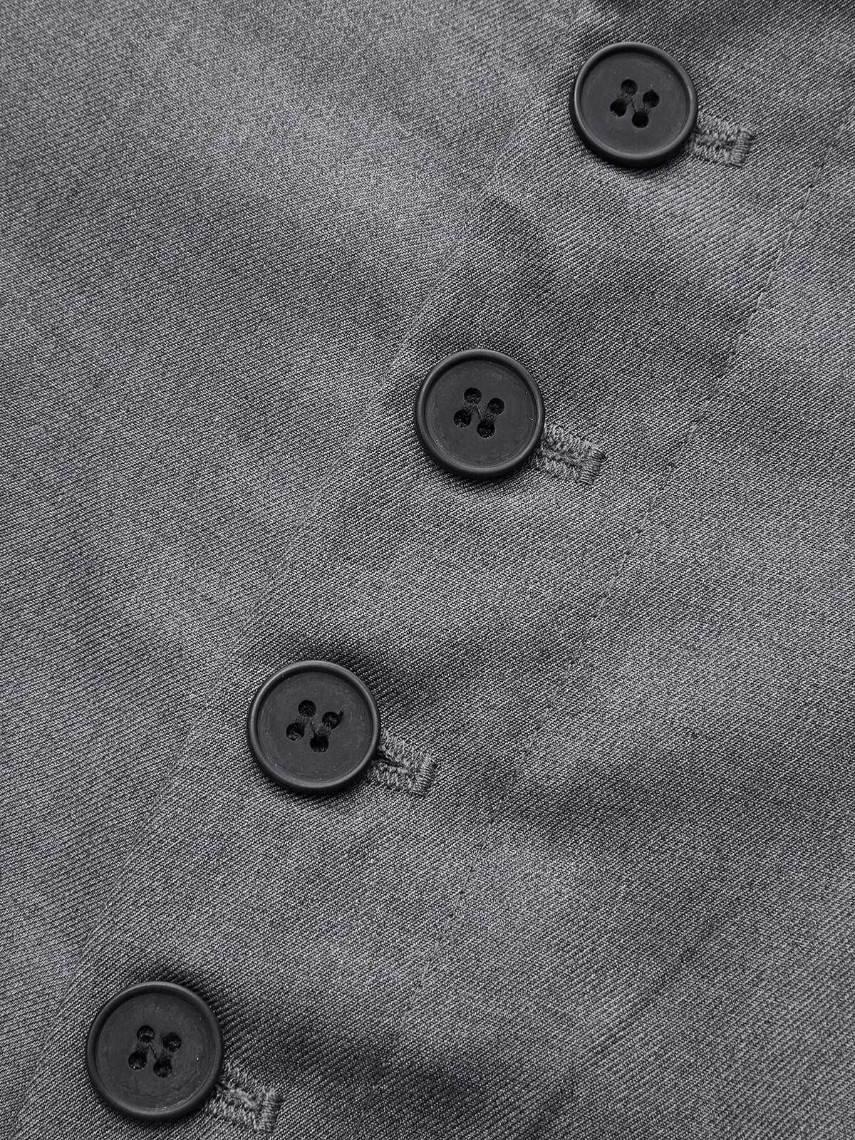 Button Front High-Waisted Wide-Leg Pants-Chicvia