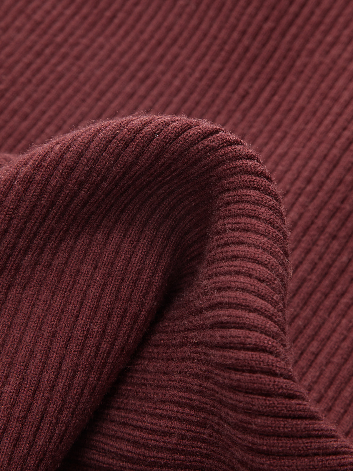 Halter Neck Button Front Ribbed Sweater-Chicvia