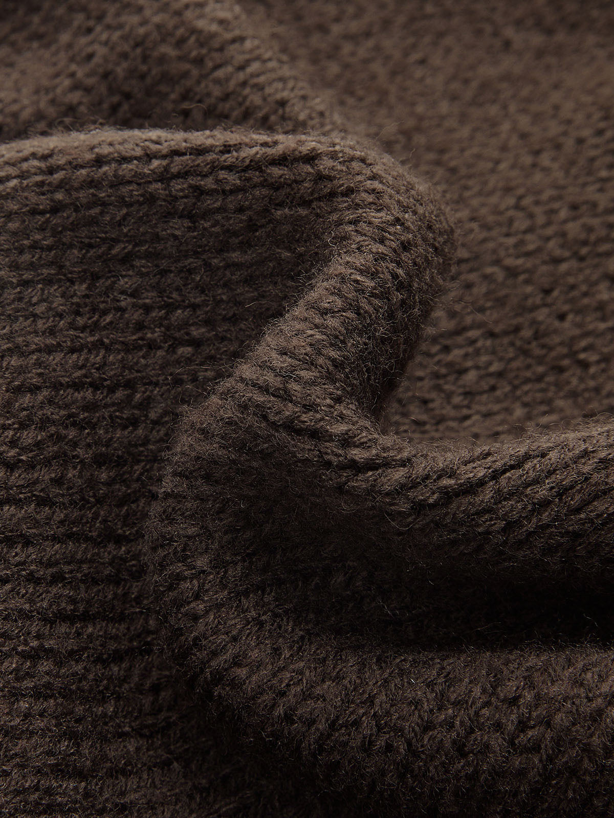 Cable-Knit Wool-Blend Collared Sweater Vest-Chicvia