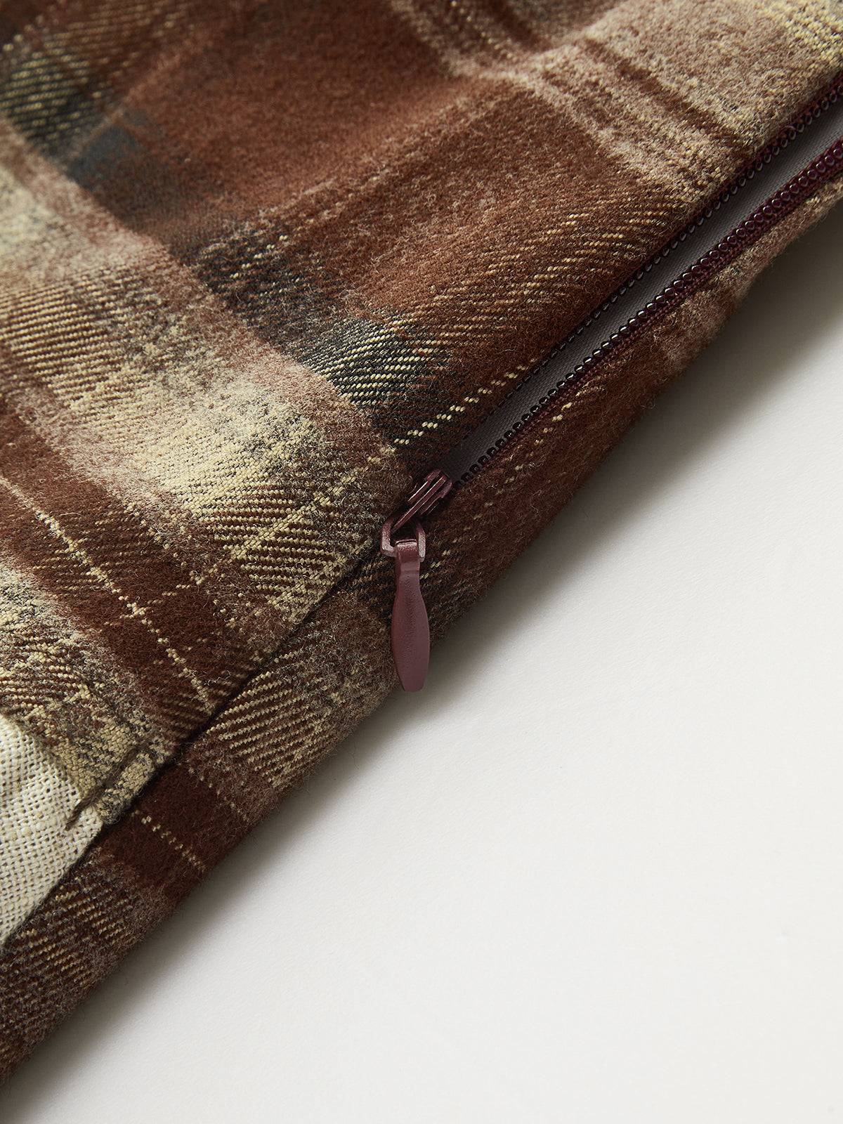 Plaid Asymmetric Pleated Mini Skirt-Chicvia