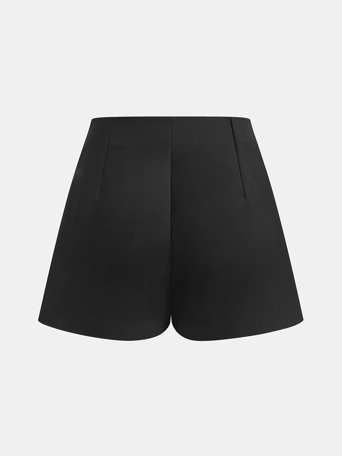 Chain Detail Pleat Skorts-Chicvia