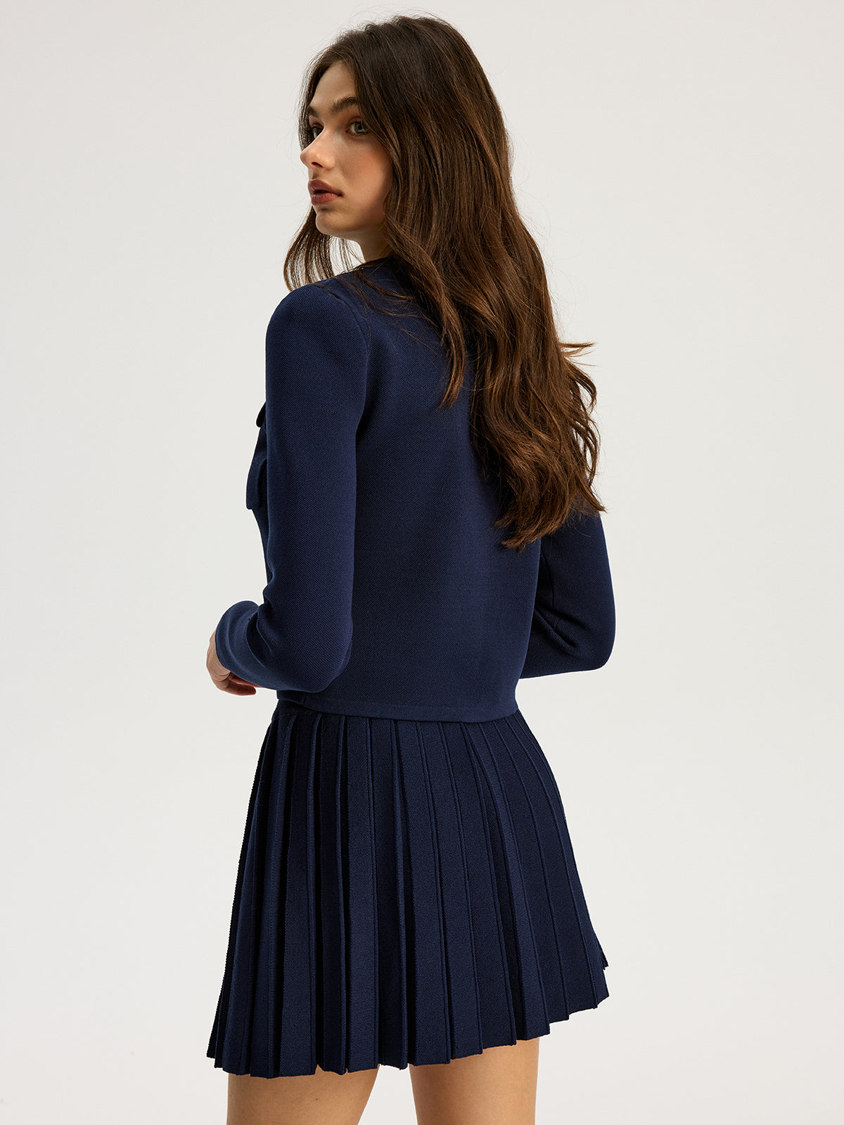 Heart Pair Button Cardigan-Chicvia