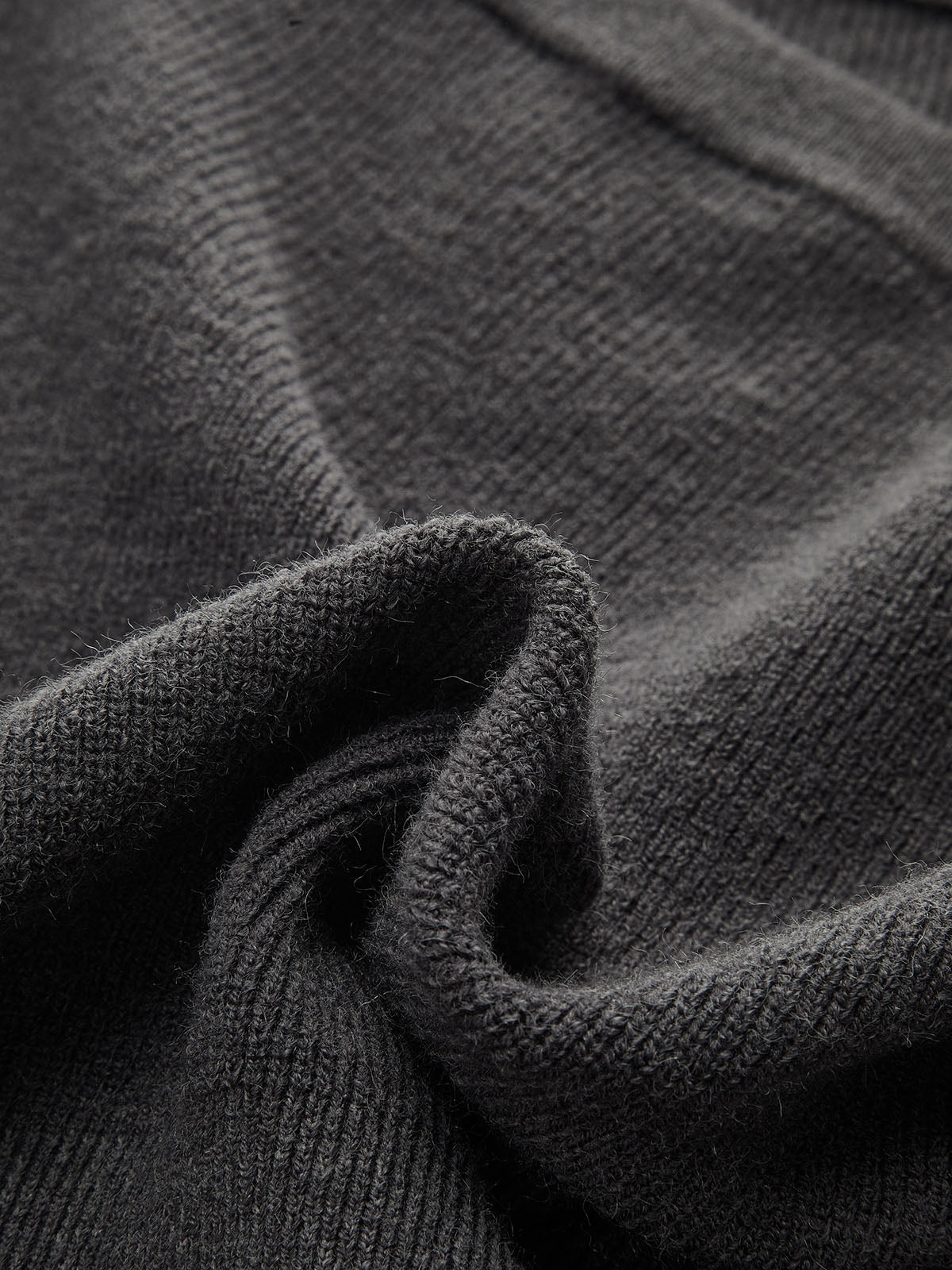 Long-Sleeve Peplum Hem Knit Top-Chicvia