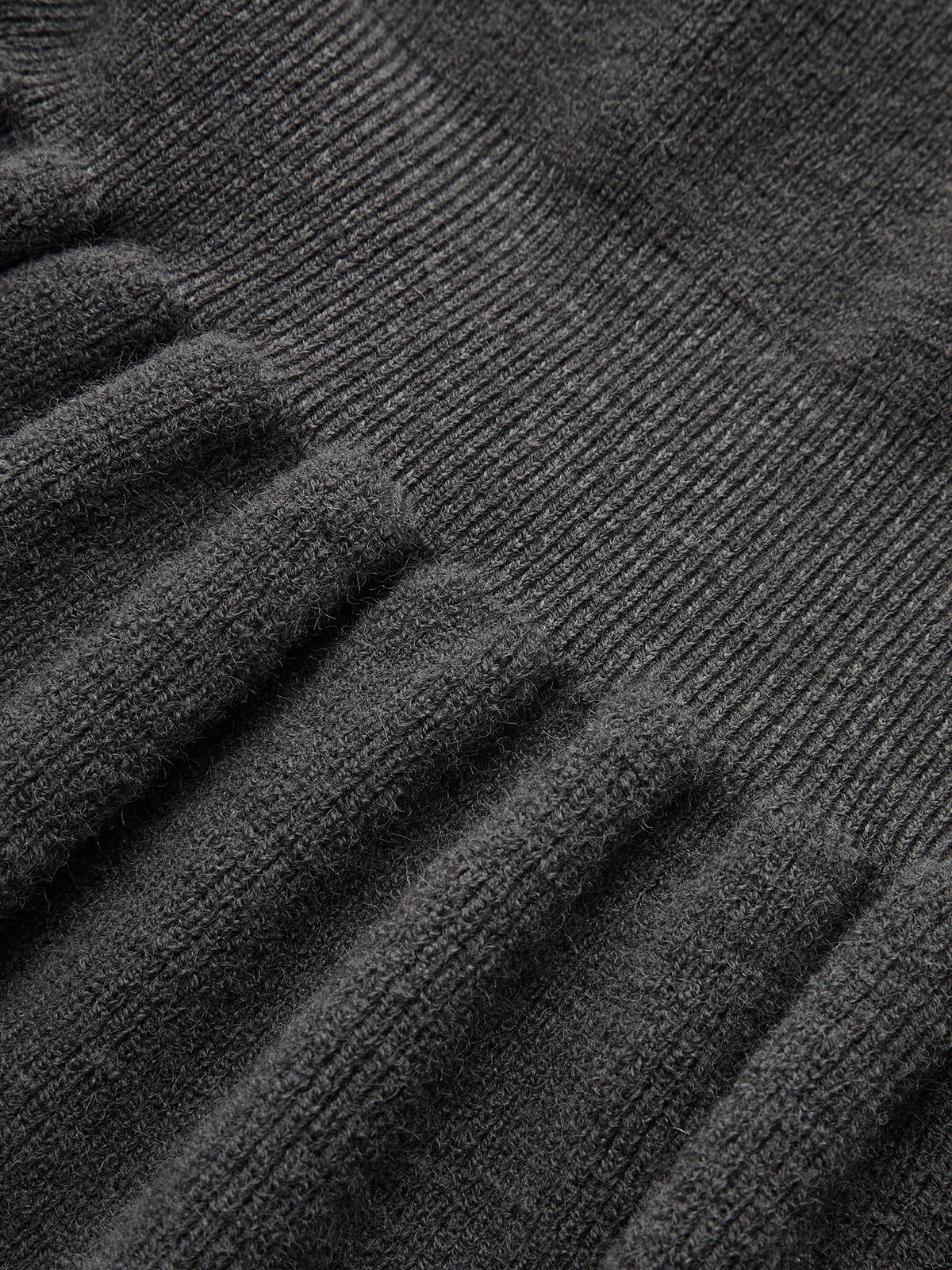 Long-Sleeve Peplum Hem Knit Top-Chicvia