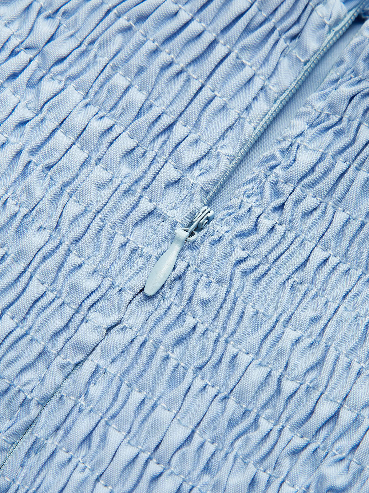 Knotted Gathered Long Sleeve Dress-Chicvia