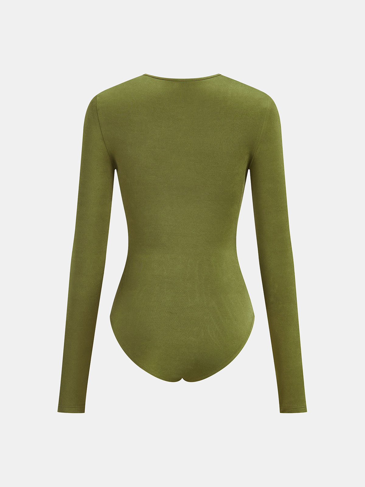 Cowl Neck Long Sleeve Bodysuit-Chicvia