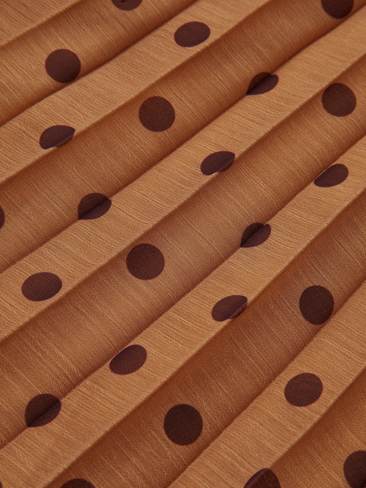 Halter Neck Polka Dot Dress with Belt-Chicvia